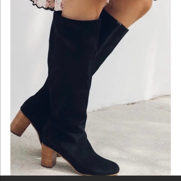 Soludos Shoes | New Soludos Venetian Tall Boots Size 9.5 | Color: Black | Size: 9.5 | Zandialove's Closet